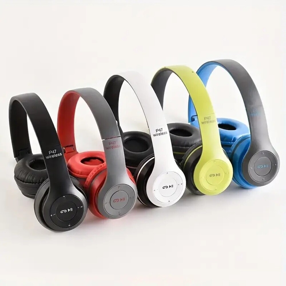 Wireless Headphones Bluetooth Kid Earphone Noise Cancelling Over Ear Stereo UK