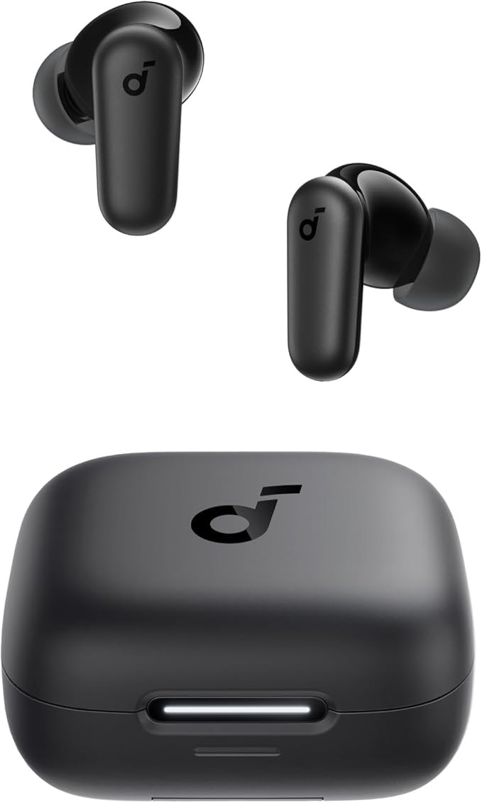 soundcore P30i by Anker Noise Cancelling Earbuds,Bass,45h play,2-in-1,IP54,BT5.4