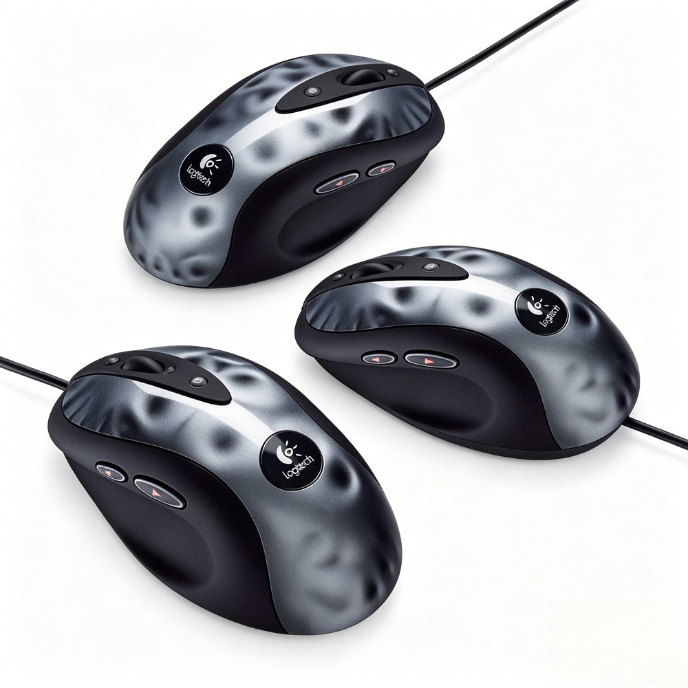 Logitech MX518 Wired Gaming Mouse, 8000 DPI, High Precision Optical Sensor Black