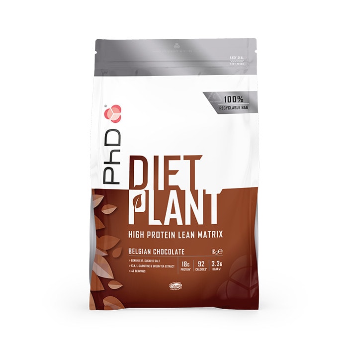 PhD Nutrition | Diet Plant Vegan Protein Powder | Various Flavours | 1kg