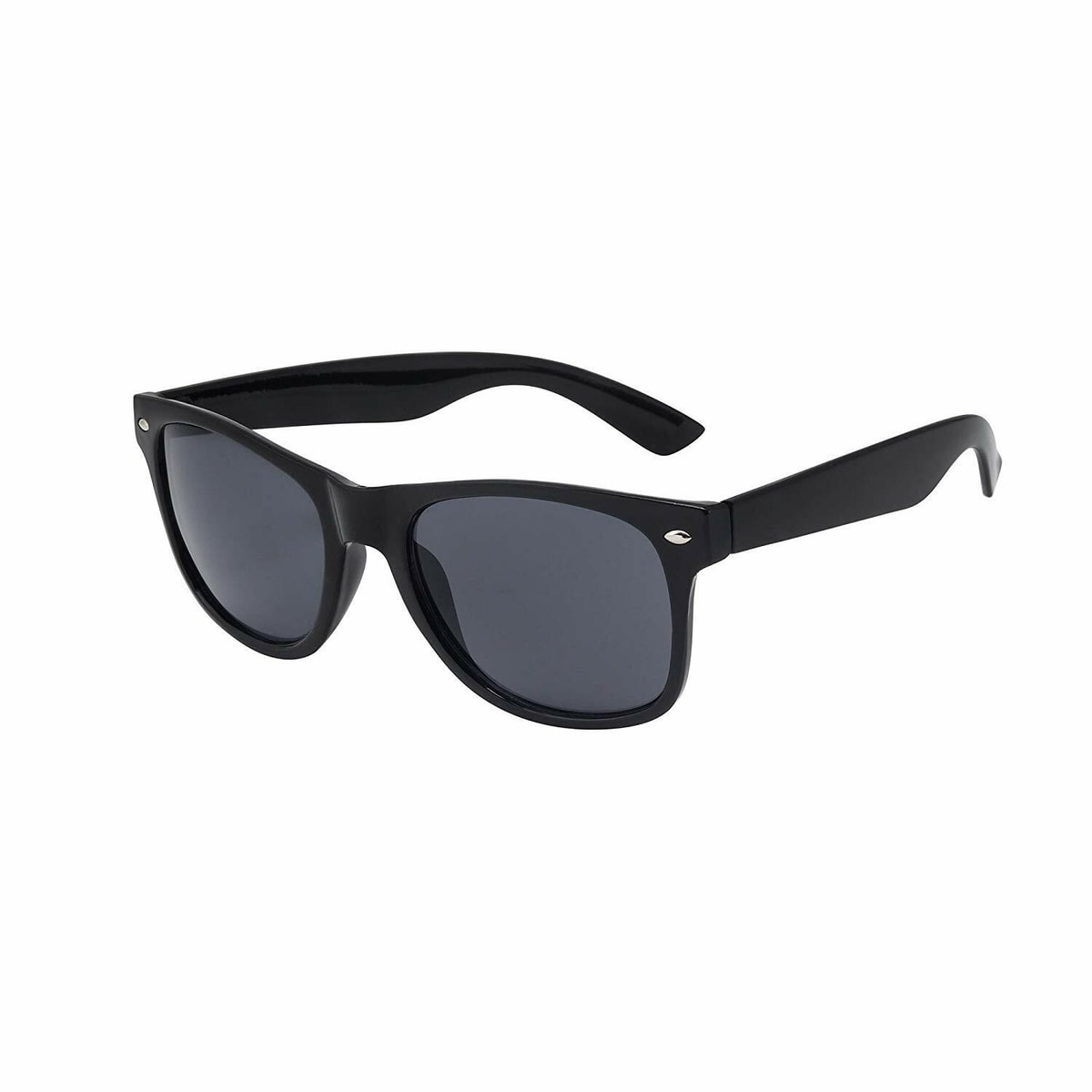 Black Sunglasses Men's Women's Ladies Unisex UV400 Black Lens Retro Classic