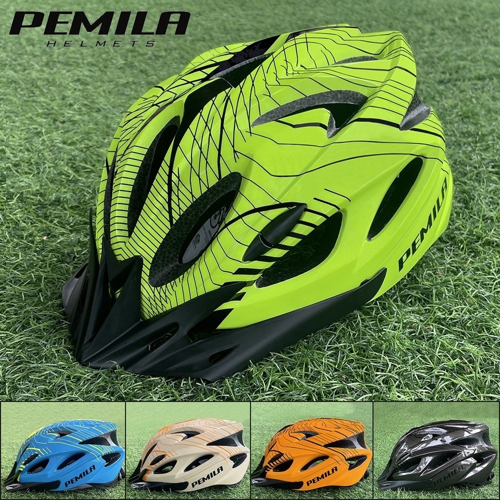 Lightweight Cycling Helmet with Visor Large Men Women MTB Road Bike Bicycle