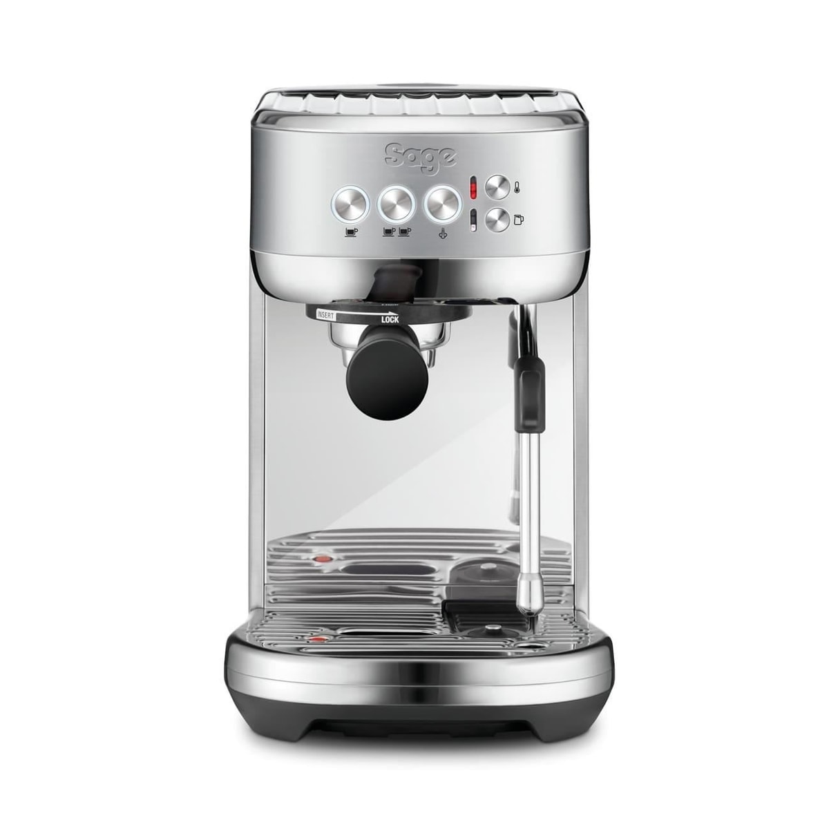 Sage The Bambino Plus Espresso Coffee Machine SES500 1600 Watts Silver/Black-
