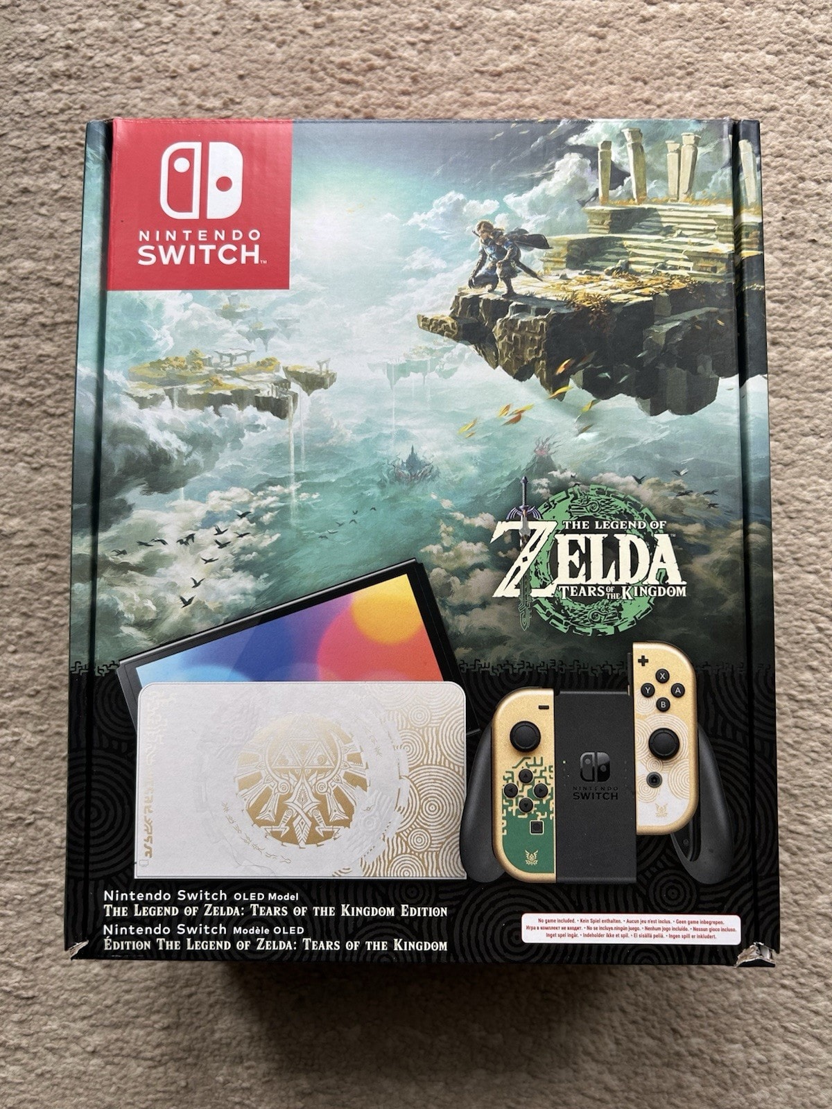 Nintendo Switch OLED Tears of the Kingdom Edition Boxed