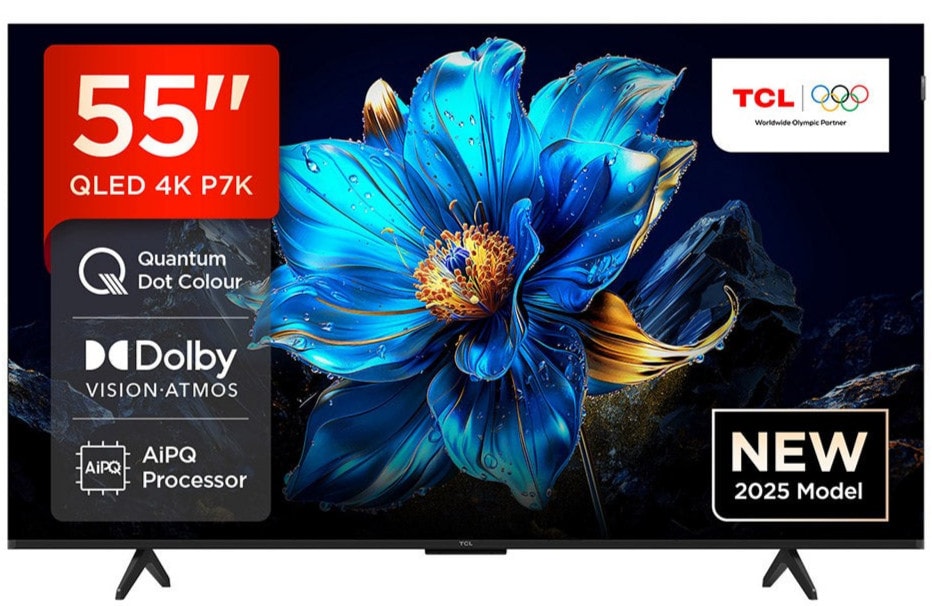 TCL 55P7K 55 INCH 4K UHD QLED GOOGLE SMART TV - 2 YEAR WARRANTY