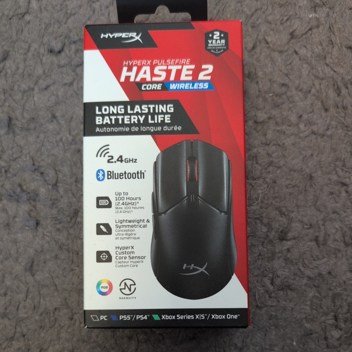 HyperX Pulsefire Haste 2 - Wireless Gaming Mouse
