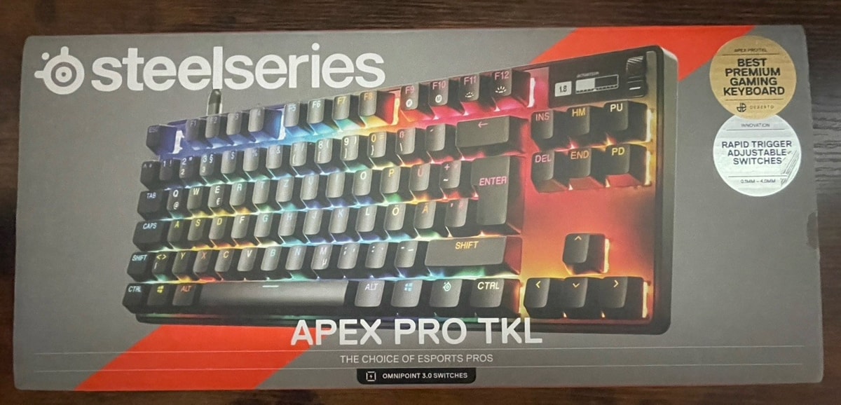 SteelSeries Apex Pro TKL Gen 3 Mechanical Gaming Keyboard (BOX)