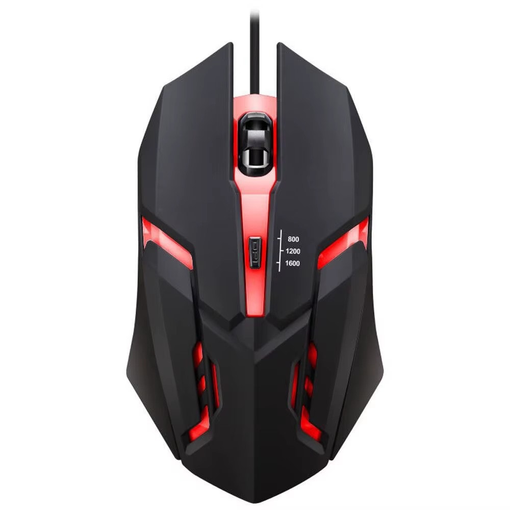 2025 Ergonomic RGB Gaming Mouse - 4-Button USB for PC & Laptop