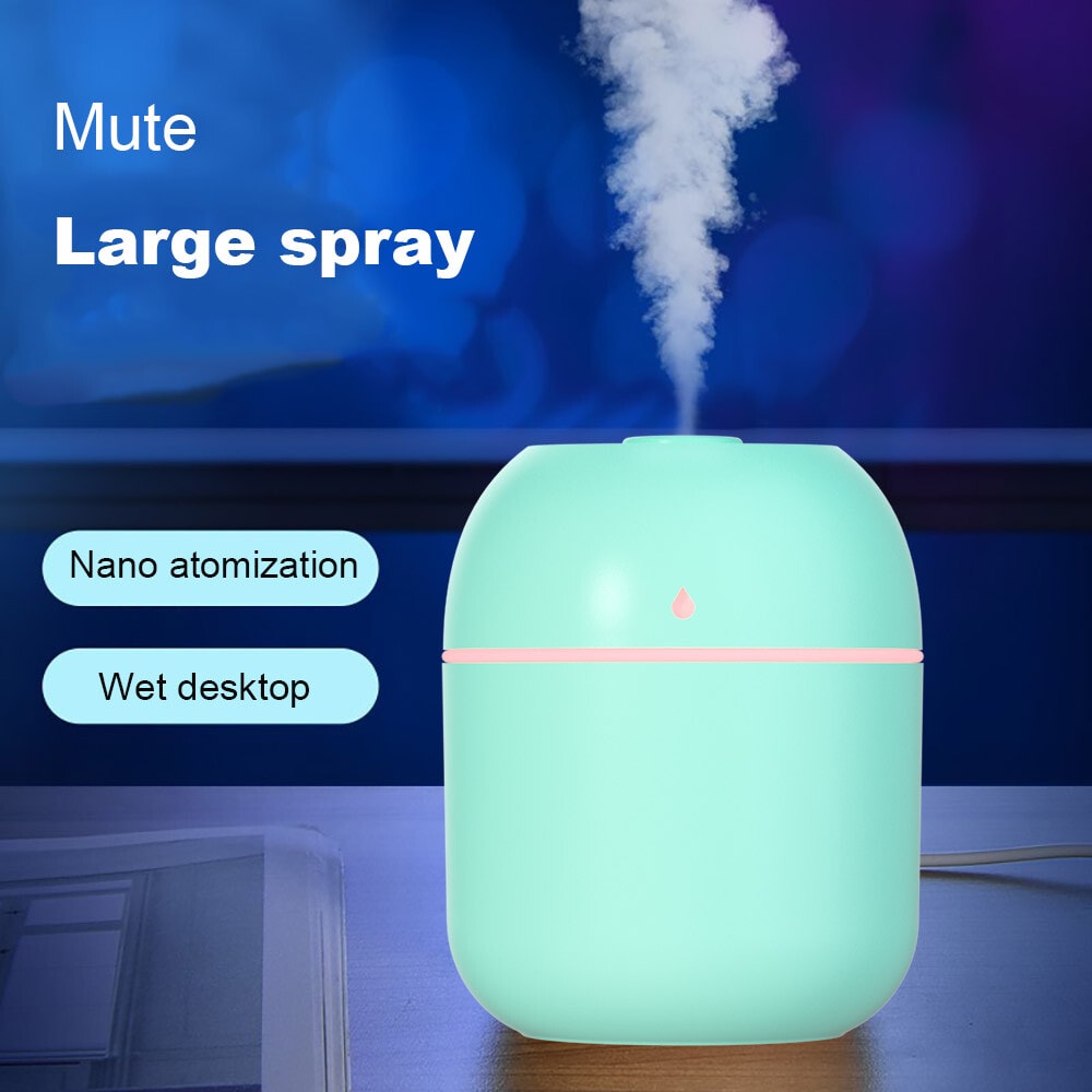 220 ML Home Air Humidifier Double Nozzle Cool Mist Aroma Diffuser Humidificador
