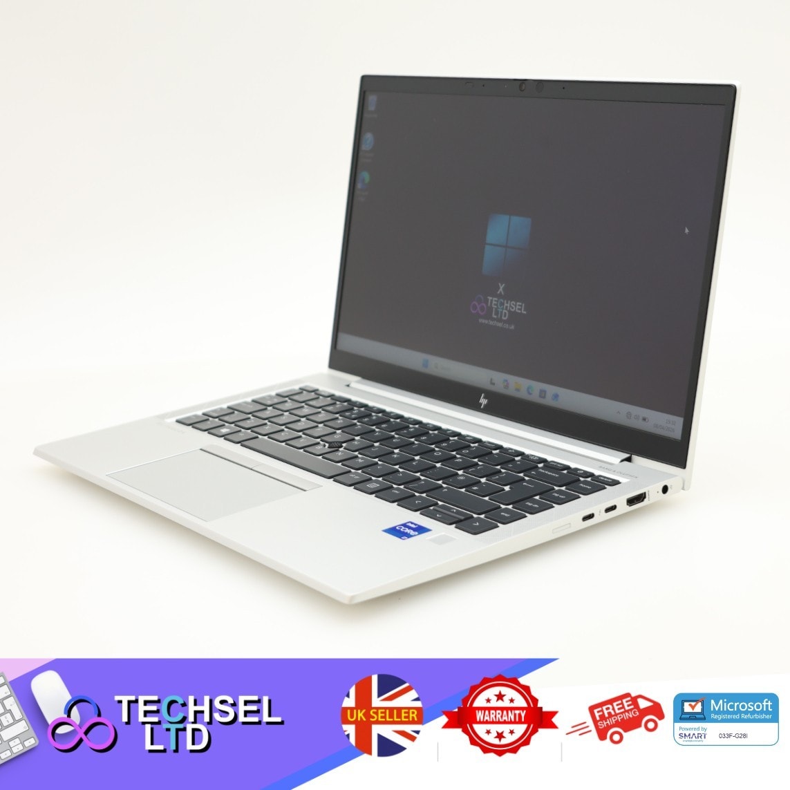 HP EliteBook 840 G8 Core i7-1165G7 2.8Ghz 16GB 256GB 14" 1 Year Warranty VG