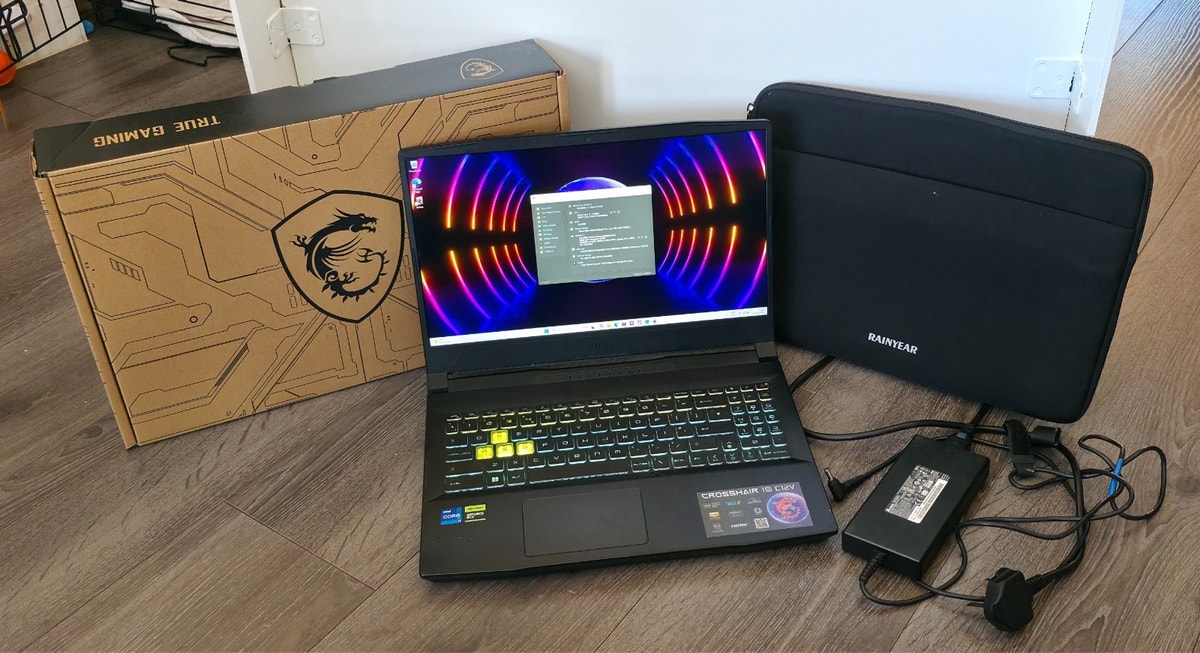 MSI Crosshair 15 C12VF Gaming Laptop 15.6" 240Hz i7-12650H RTX 4060 16GB 512GB