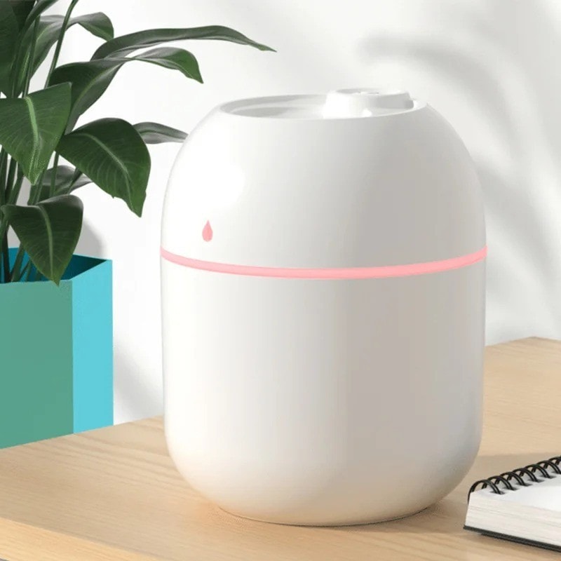 250ML Mini USB Air Humidifier Essential Oil Diffuser Ultrasonic Quiet Mist LED