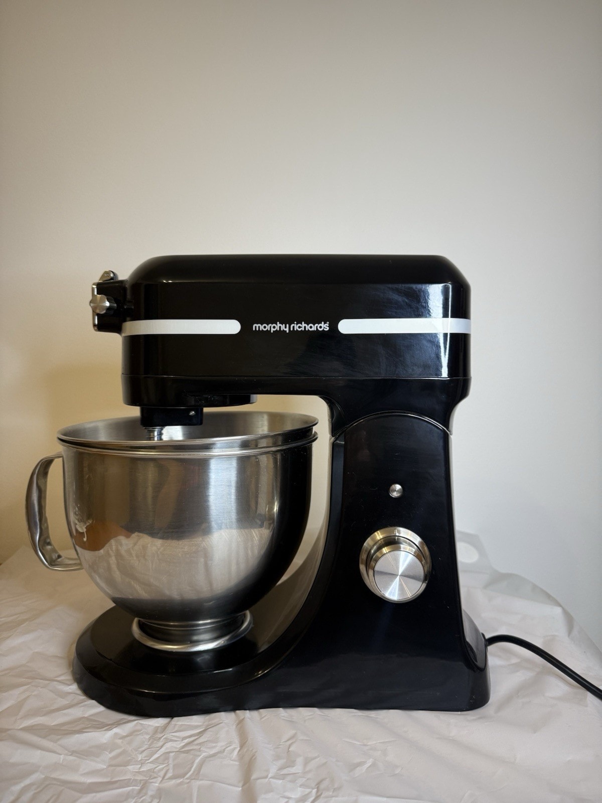Morphy Richards Stand Mixer Black 5L Bowl 800W With Attachments Kitchen Machine