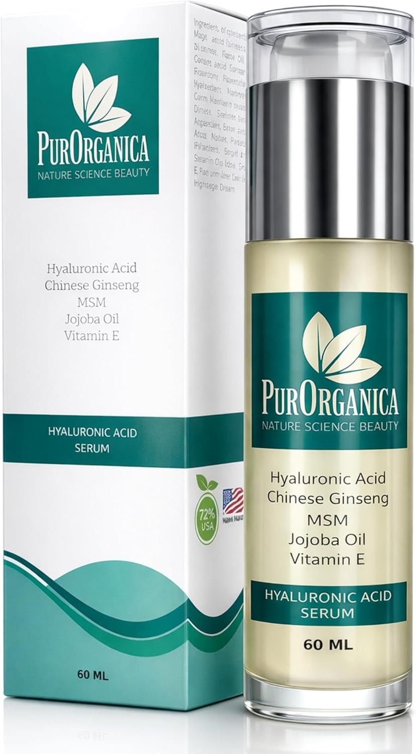 Hyaluronic Acid Face Serum - Huge 60ml bottle– The Best Anti-Ageing Serum