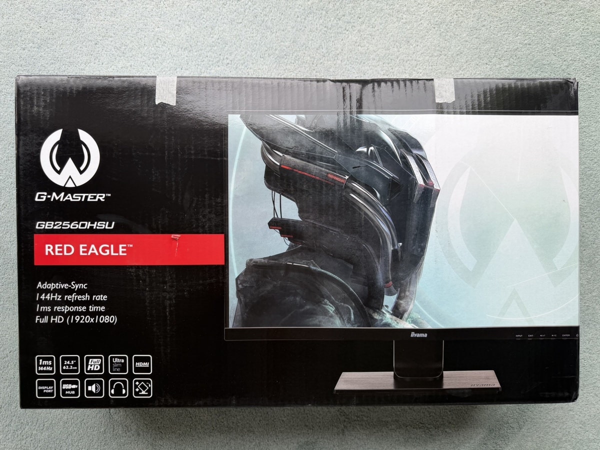 iiyama G-Master GB2560HSU 24.5" - 144Hz Full HD Freesync W-LED Gaming Monitor