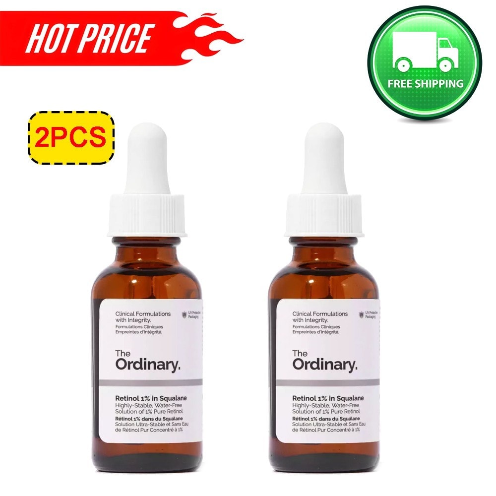 2X The Ordinary Retinol 1% in Squalane, High-Strength Retinol Serum 30ML UK