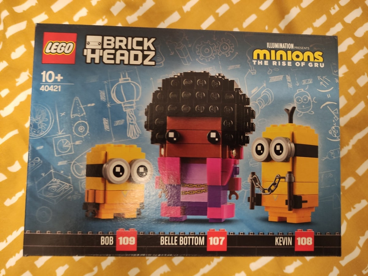 LEGO BrickHeadz 40421 Minions Rise of Gru Belle Bottom Kevin Bob 309pcs 10+