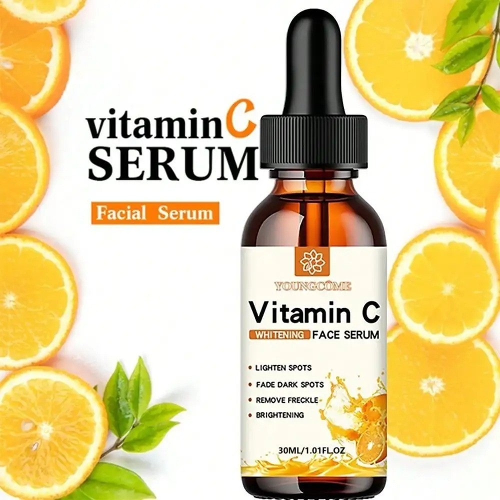 Vitamin C Face Serum with Hyaluronic Acid | Brightening Dark Spot Remover | 30ml