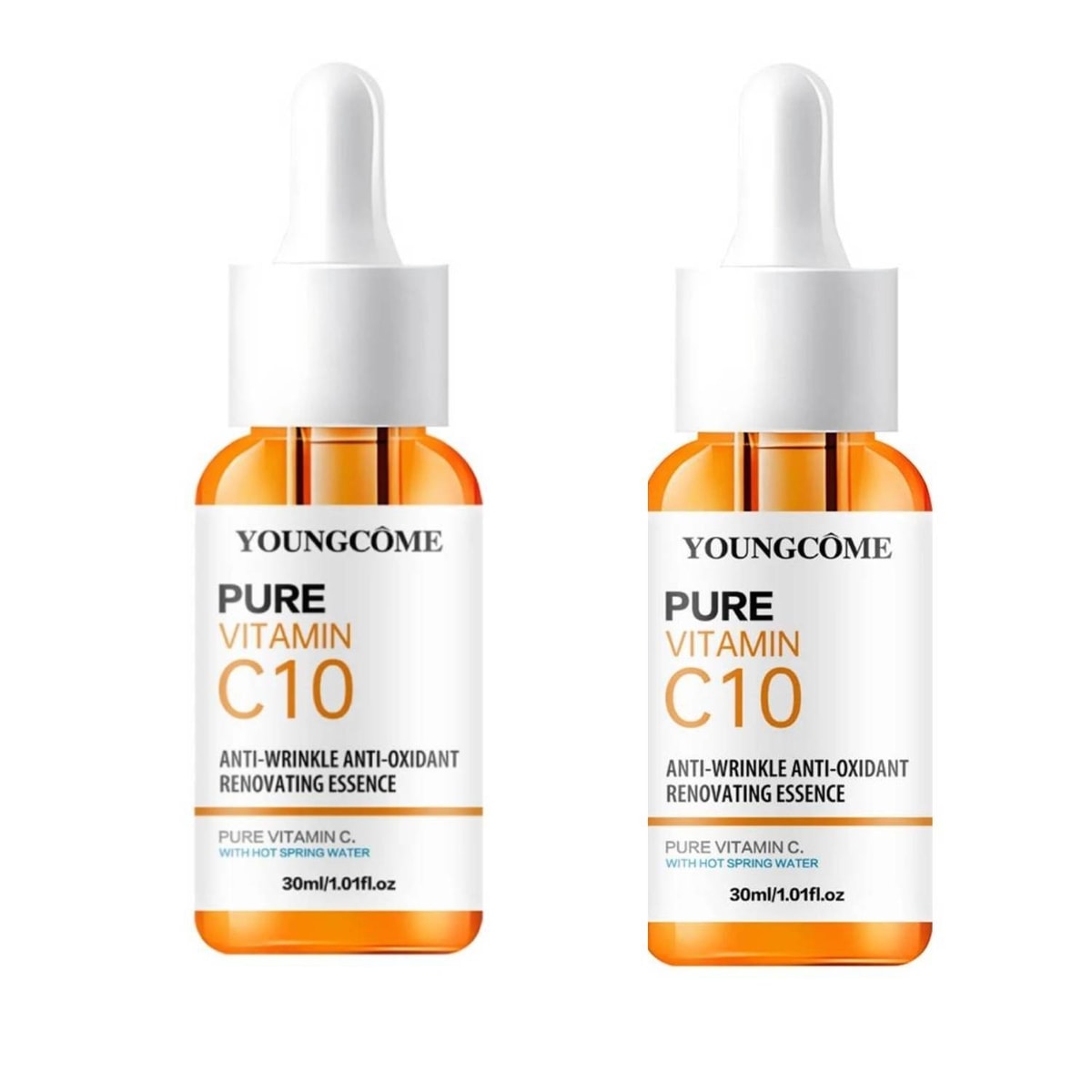 Vitamin C Hyaluronic Acid Brightening Face Serum Skin Anti-Aging Anti-Wrinkle