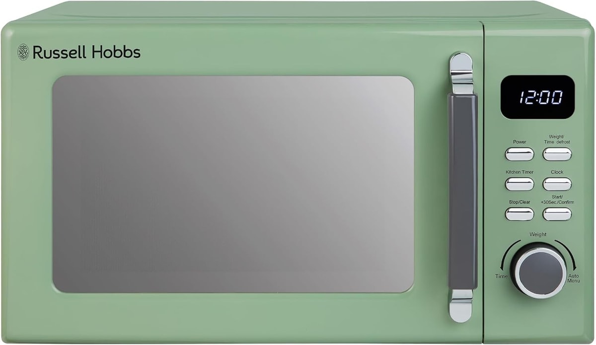 Russell Hobbs RHM2026SG Stylevia 20L Digital Microwave Oven 800w Sage Green