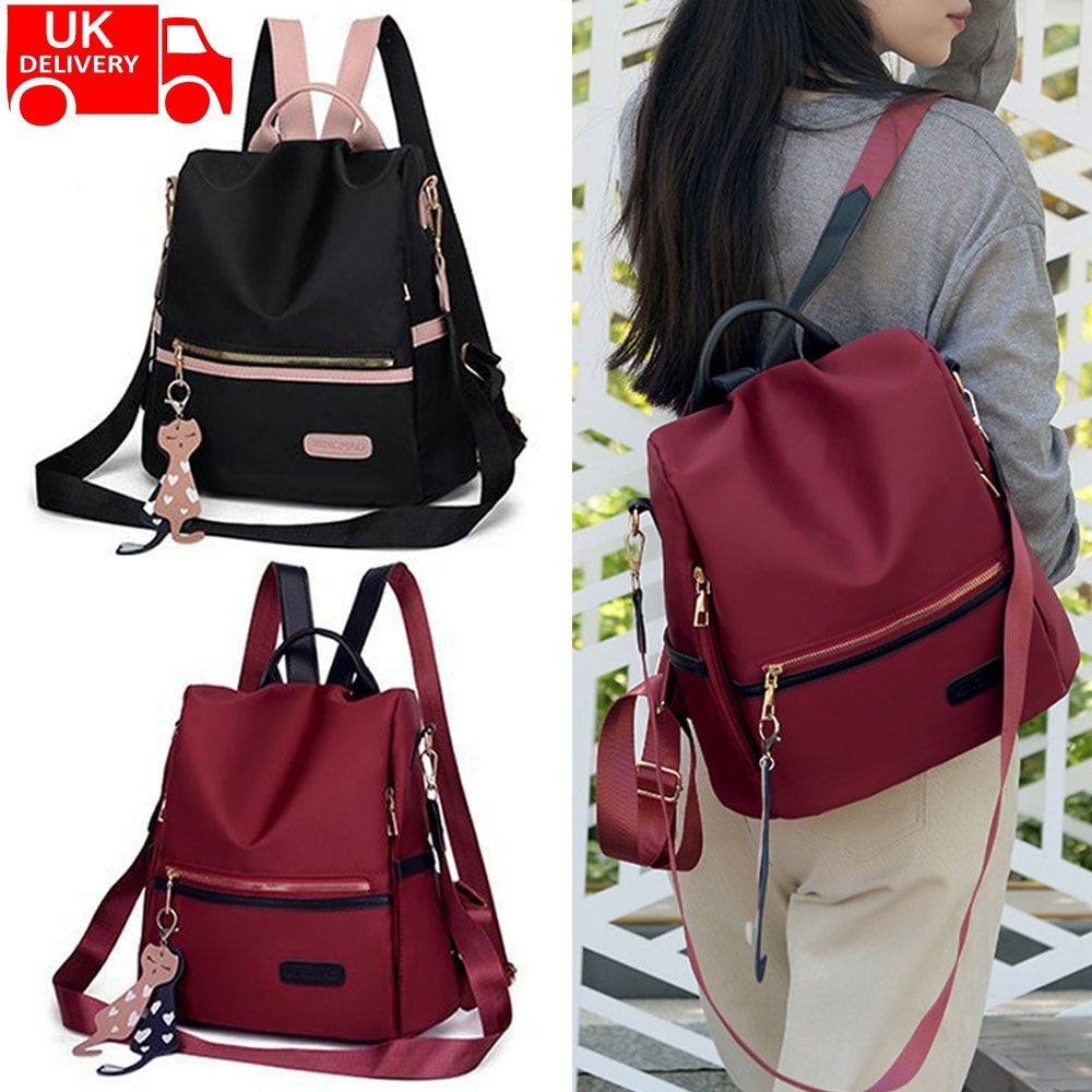 Women Anti-Theft Backpack Waterproof Rucksack Ladies School Travel Shoulder Bag