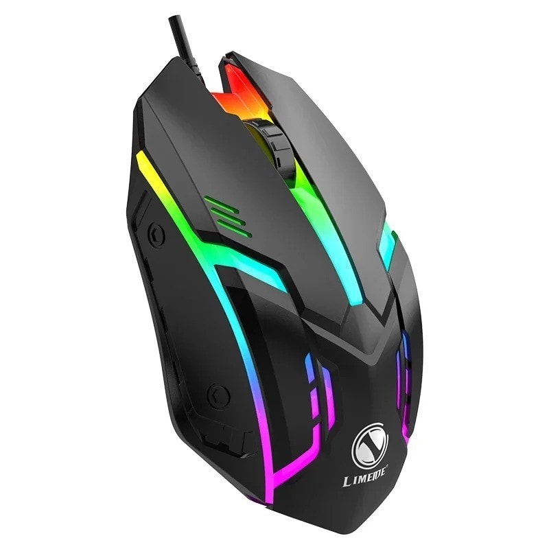 LED Luminous Wired Gaming Mouse USB Silent Backlit Mouse for PC Laptop Desktop