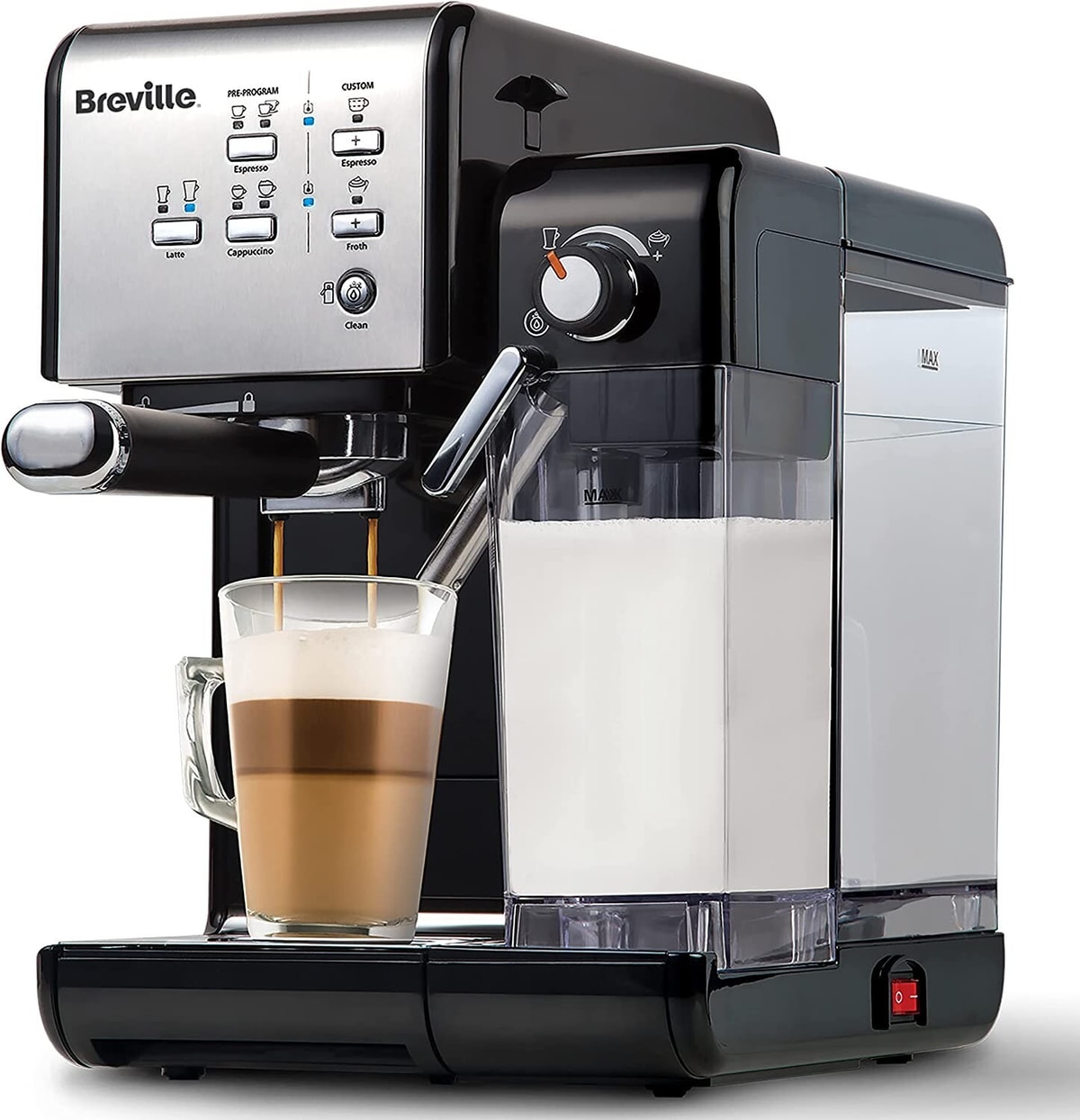 Breville One-Touch CoffeHouse Coffee Machine - Black VCF107