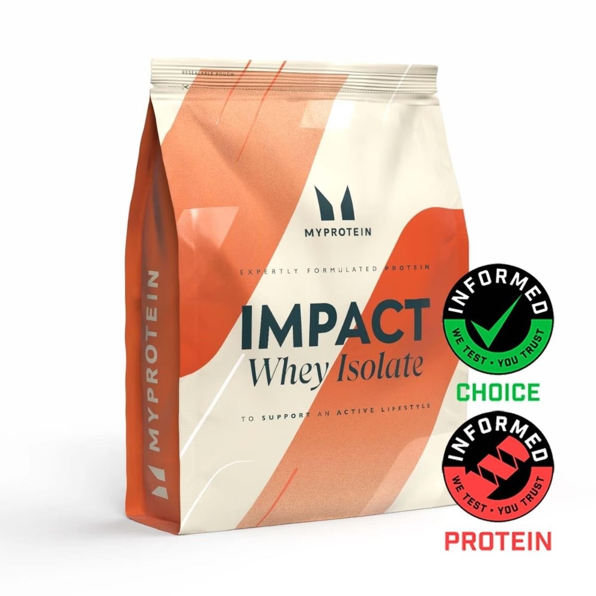 MyProtein Impact Whey Isolate 100% Protein Powder 500g 1kg 2.5kg High Protein