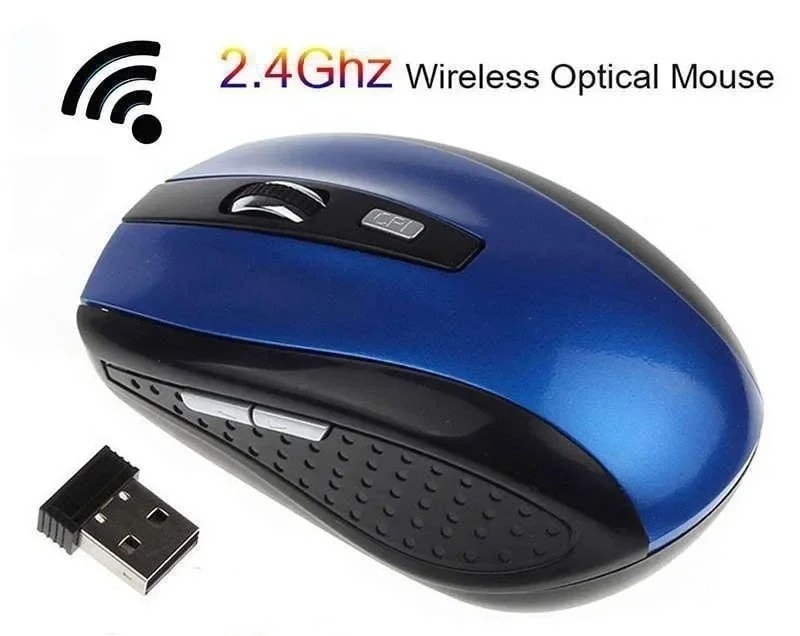 Wireless Gaming Mouse 2.4G – 6-Button USB Optical 1200 DPI Backlight