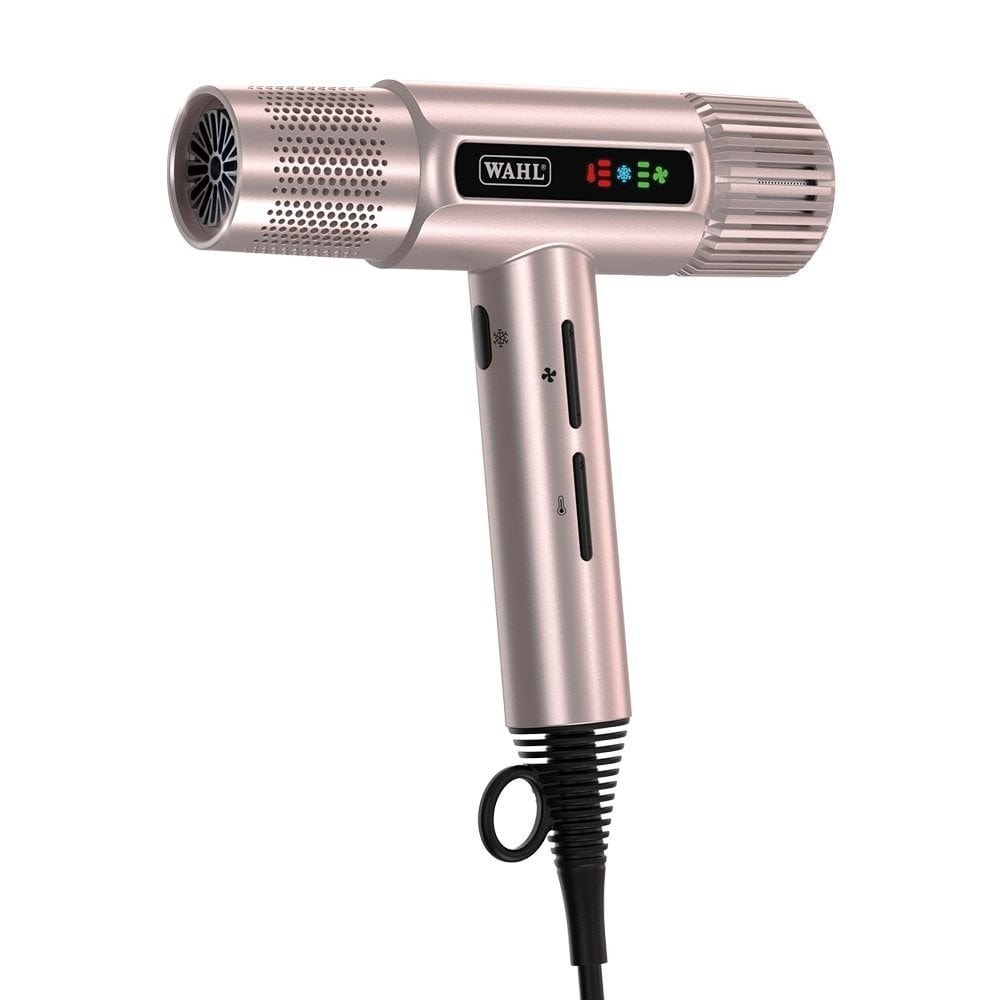 Wahl Vanquish Rose Gold 1600W Corded Hair Dryer 3 Magnetic Attachments ZY170