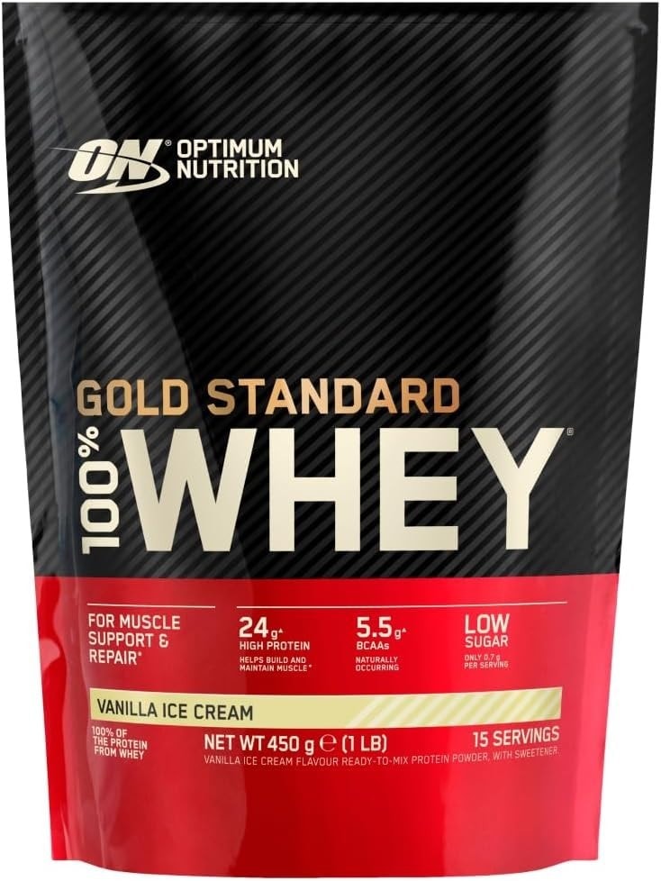 Optimum Nutrition Gold Standard Whey Muscle Building and Recovery Protein-450g