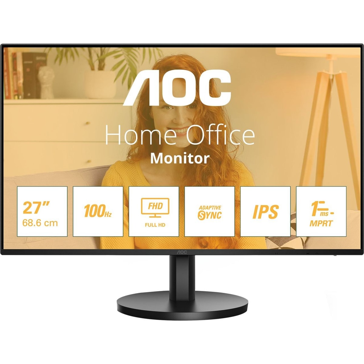 AOC Tech Data Full HD 27 Inches Monitor Black