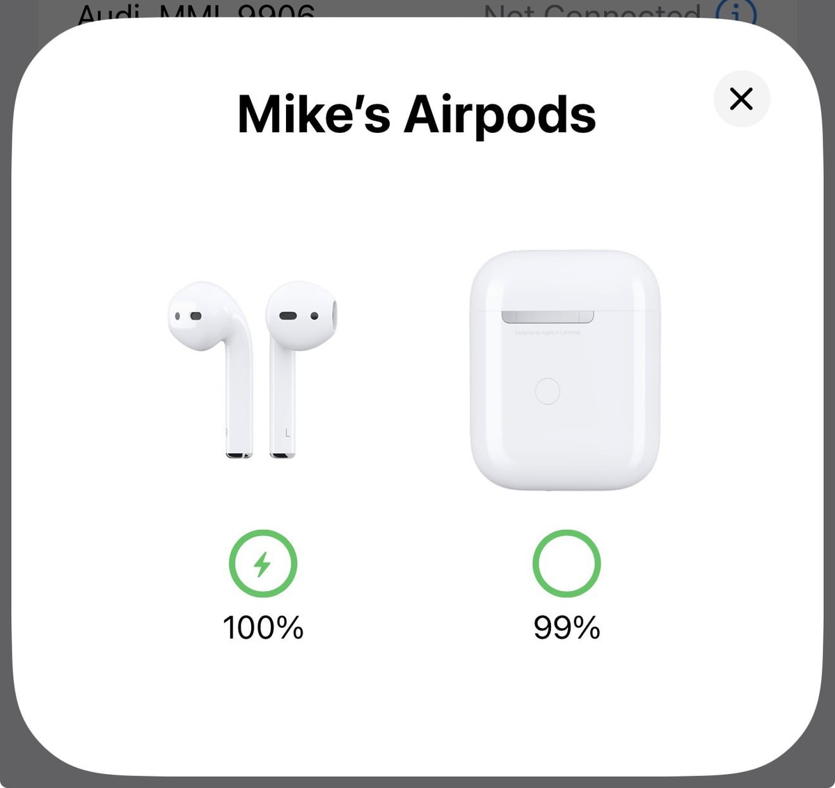 Apple AirPods 2nd Generation with Charging Case - White A2301