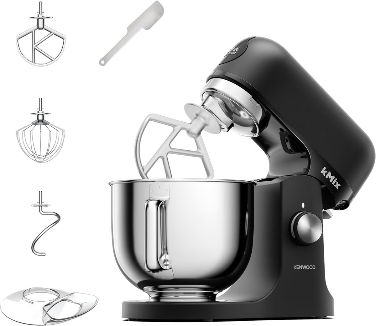 Kenwood KMX751ABK Stand Mixer kMix Powerful Kitchen Machine 5L 1000W Sleek Black