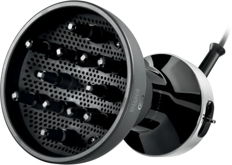 Bellissima 11809 Diffon DF11000 Hot Air Diffuser Hairdryer for Curly Hair Black