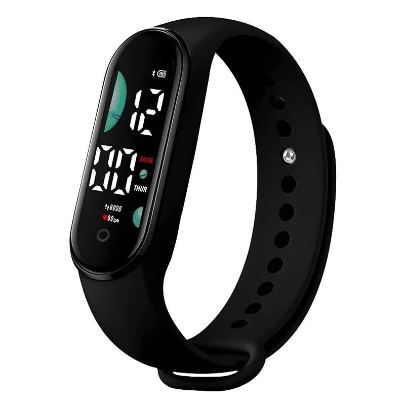 Kids Smart Band Sports Watch Solid Colour Electronic Style Kids Watch Uk Seller
