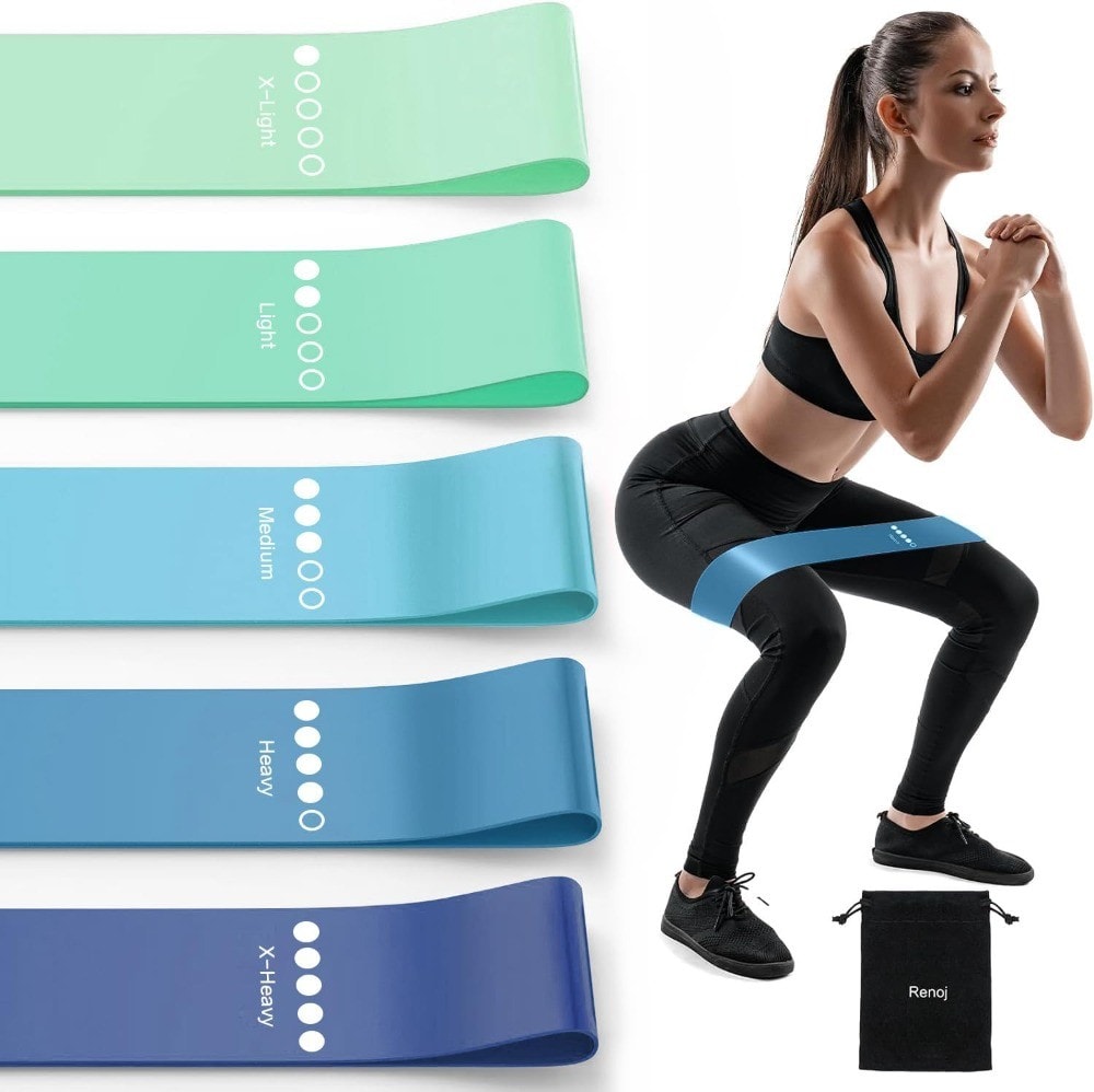 Resistance Bands, Elastic Exercice Therapy Stretch Yoga Loop Latex Set Or Single