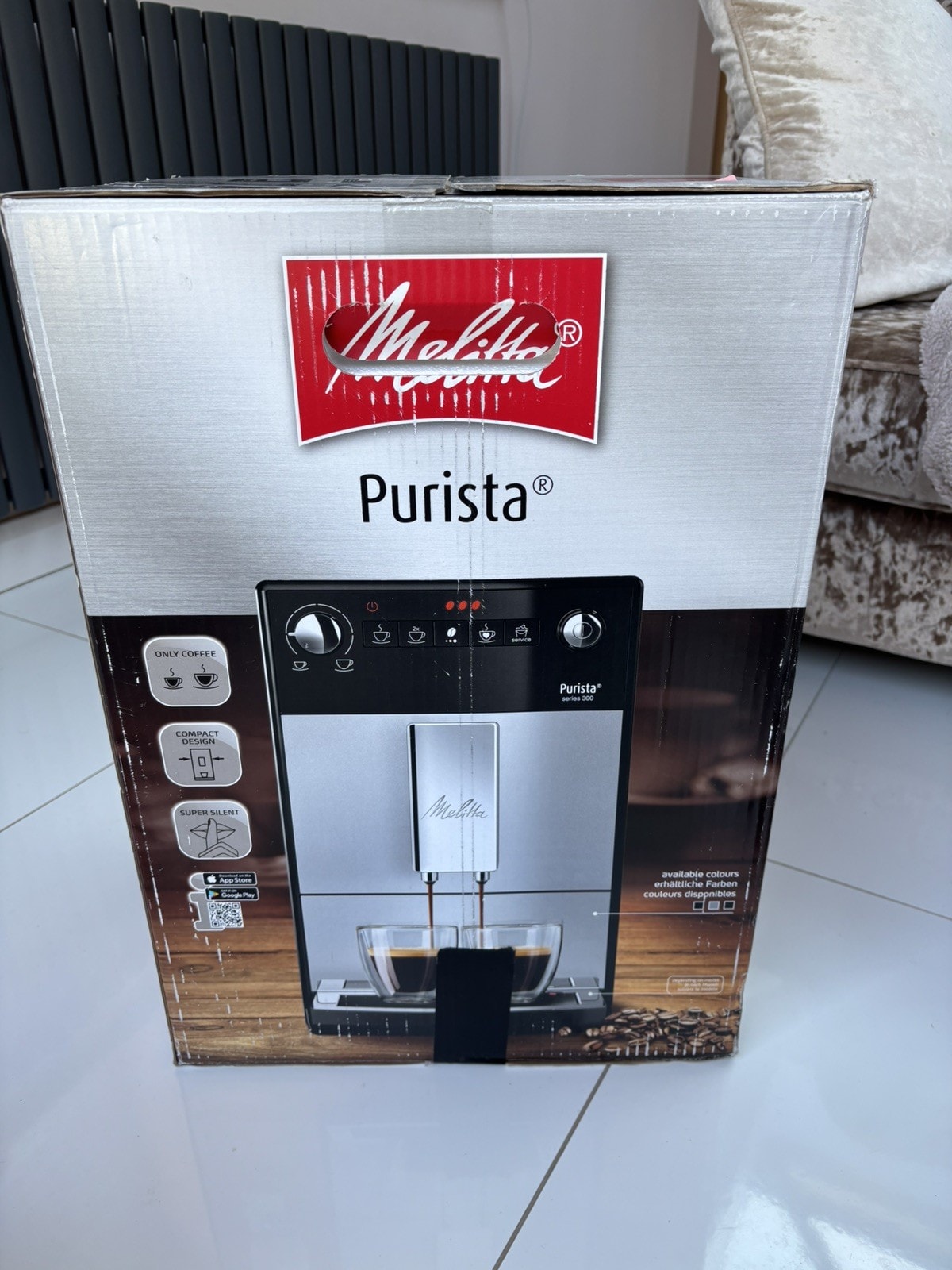 Melitta Purista Series 300 Bean To Cup Coffee Machine Black F230-102