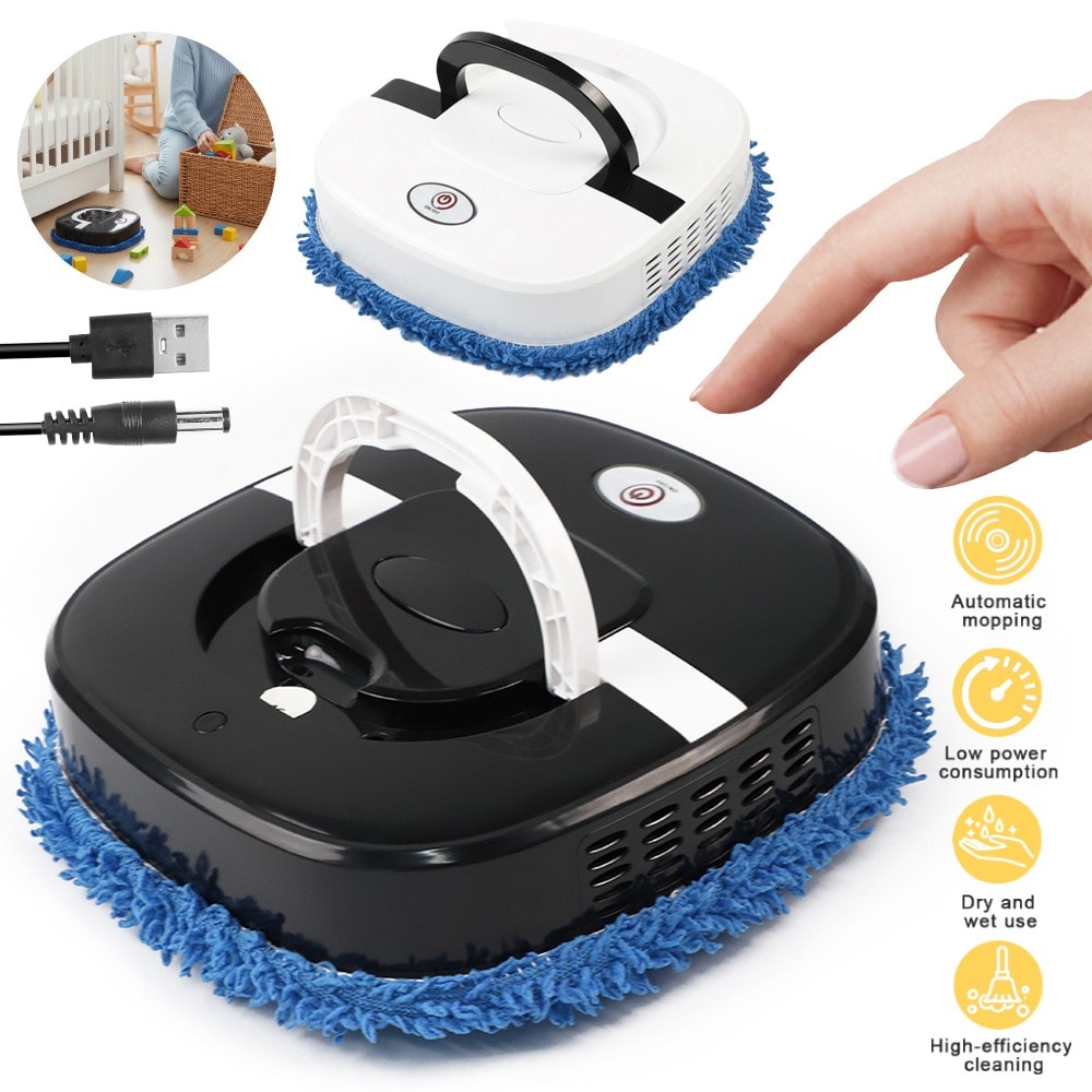 Smart Robot Vacuum Cleaner Automatic Sweeper Floor Carpet Cleaner Rechargeable