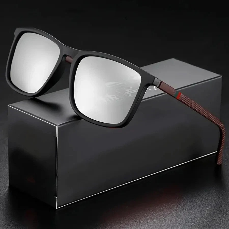 Vintage Polarized Sunglasses Driving Fishing cycle Eyewear Men Women Retro UV400