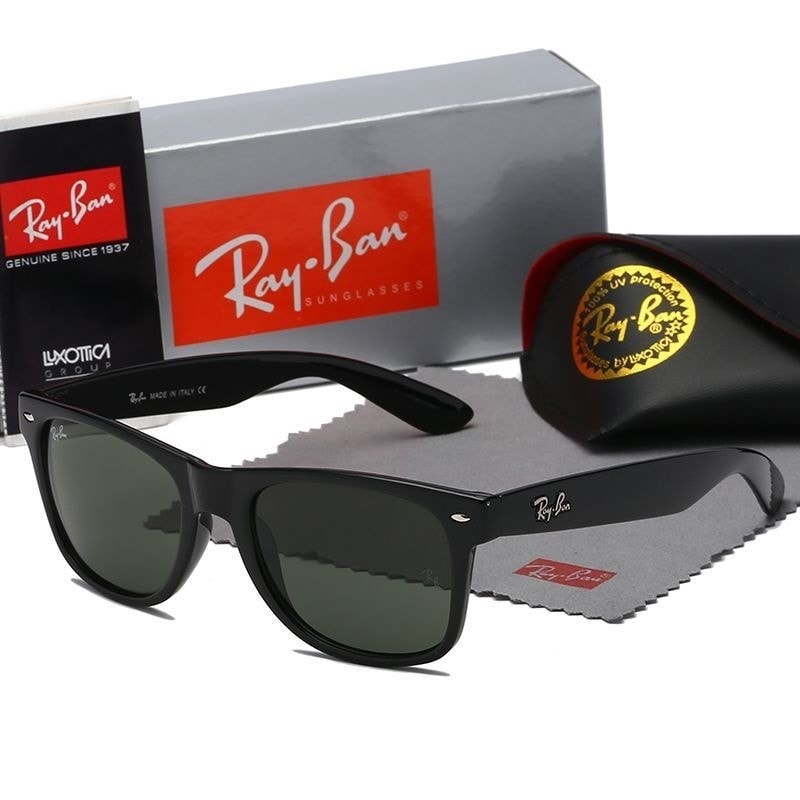 HOT Ray Ban Sunglasses Rectangular Polarized Sunglasses Black Frame UV Blocking