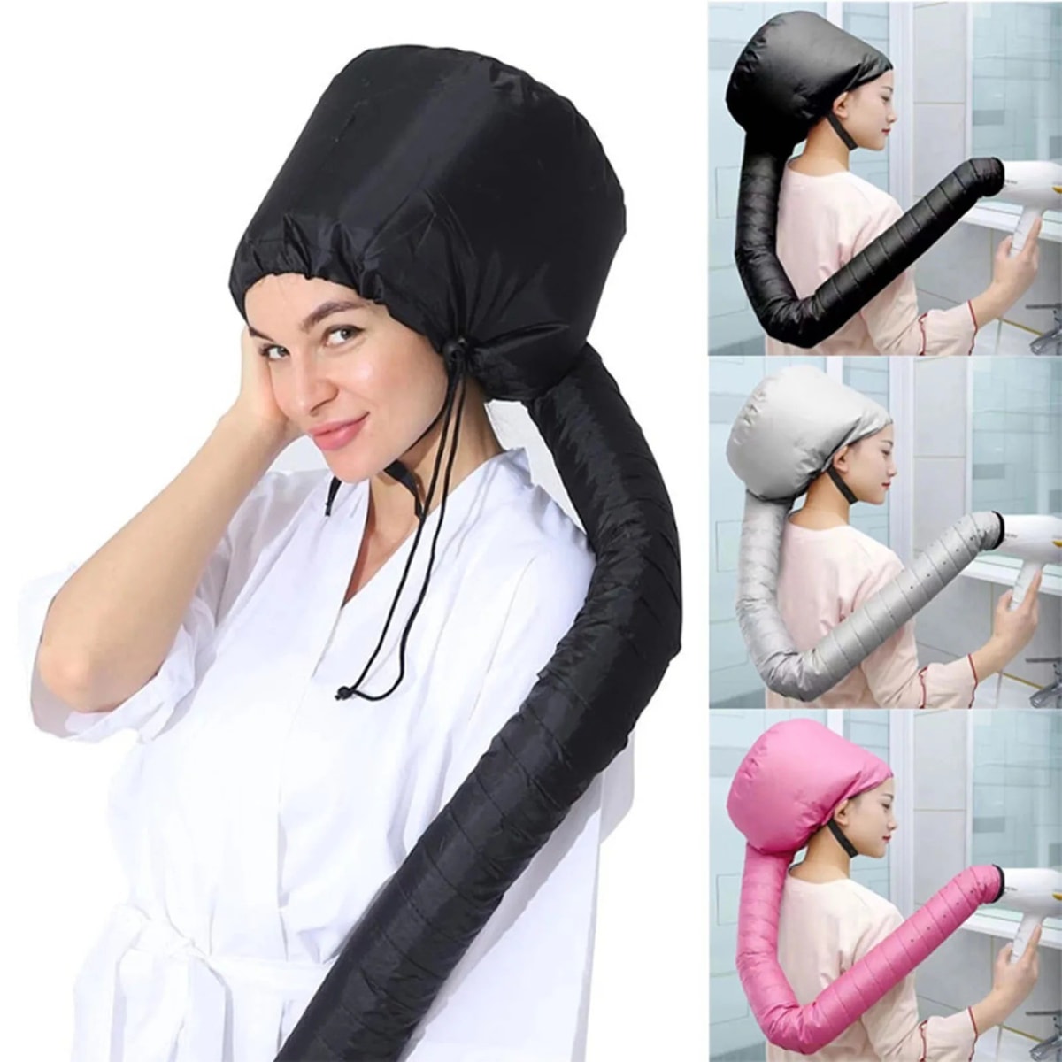 Portable Hair Dryer Hat Quick Dry Heating Cap Styling Tool for Hair Care