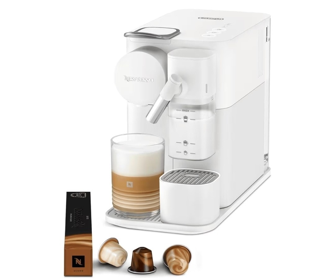 DE'LONGHI Nespresso Coffee Machine Vertuo Lattissima White ENV300.W Sealed Box