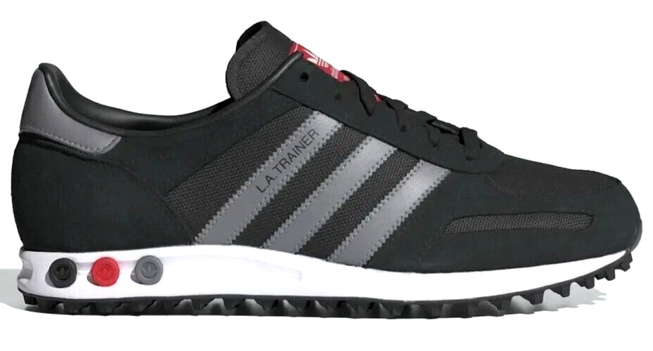 Adidas LA Trainer Mens Originals Shoes Trainers Size 7 - 12 Black / Grey IG1750