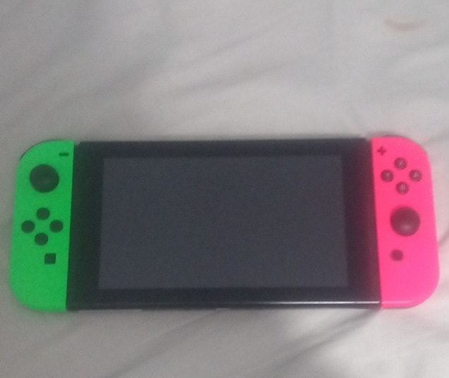 Nintendo Switch Console Handheld System Neon Green/Pink Joy-Con Wi‑Fi USB-C