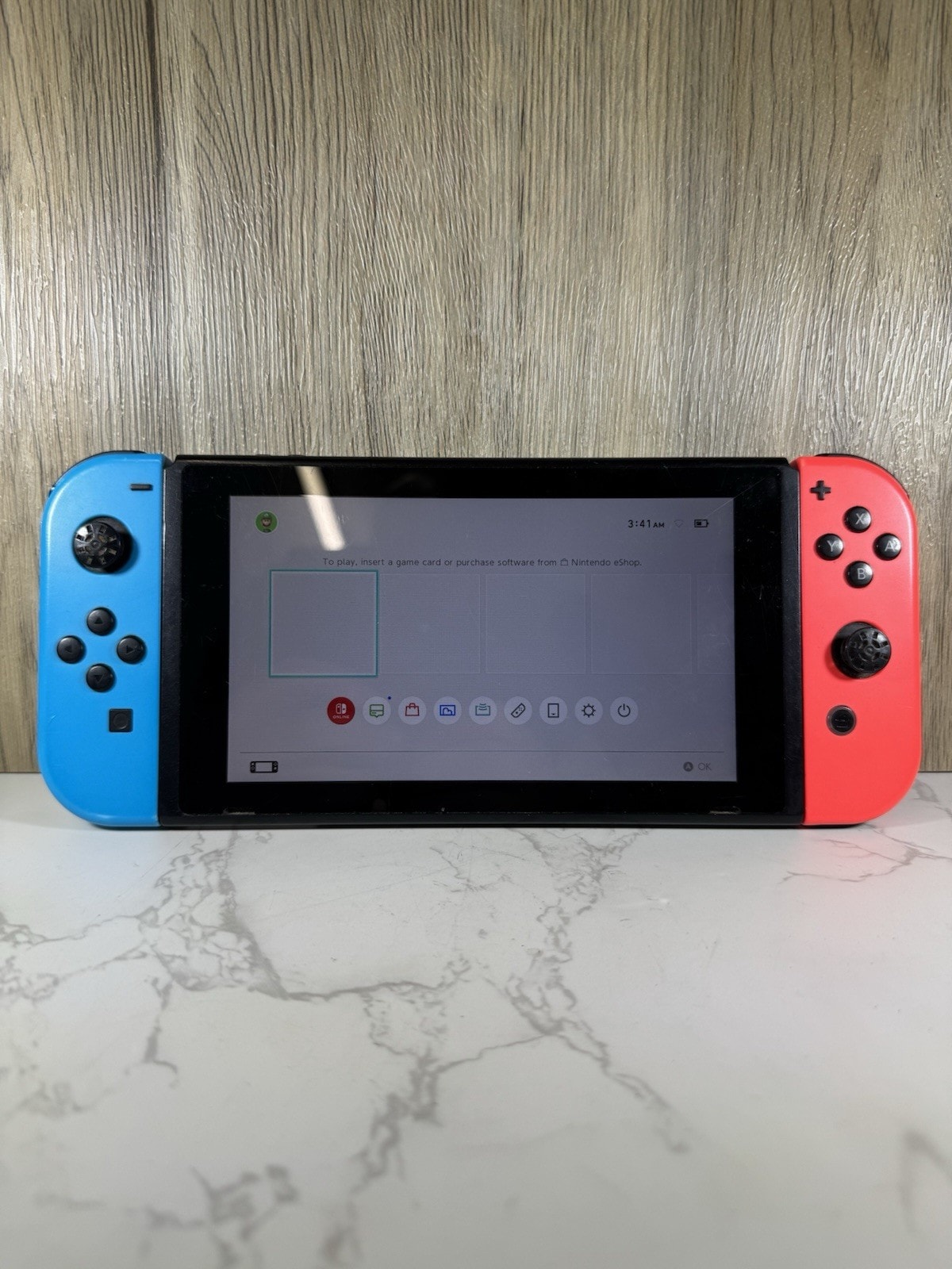 Original Nintendo Switch 32GB Console - Neon Blue and Red Joy Con
