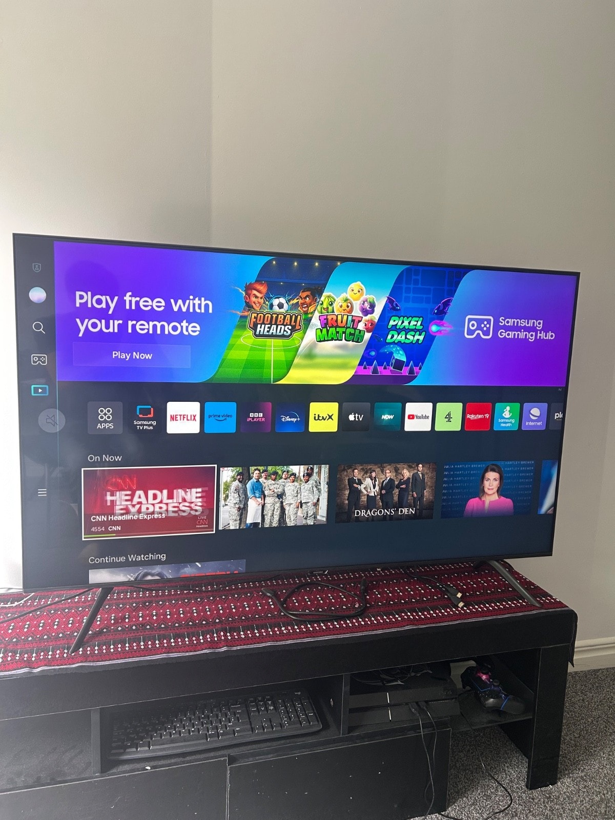Samsung UE55CU7100KXXU 55" Crystal UHD 4K HDR Smart TV