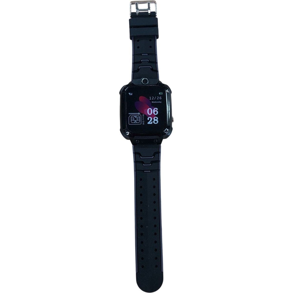 Smart Watch Multi-Functional Kids Watch Black with Micro-SIM Feature