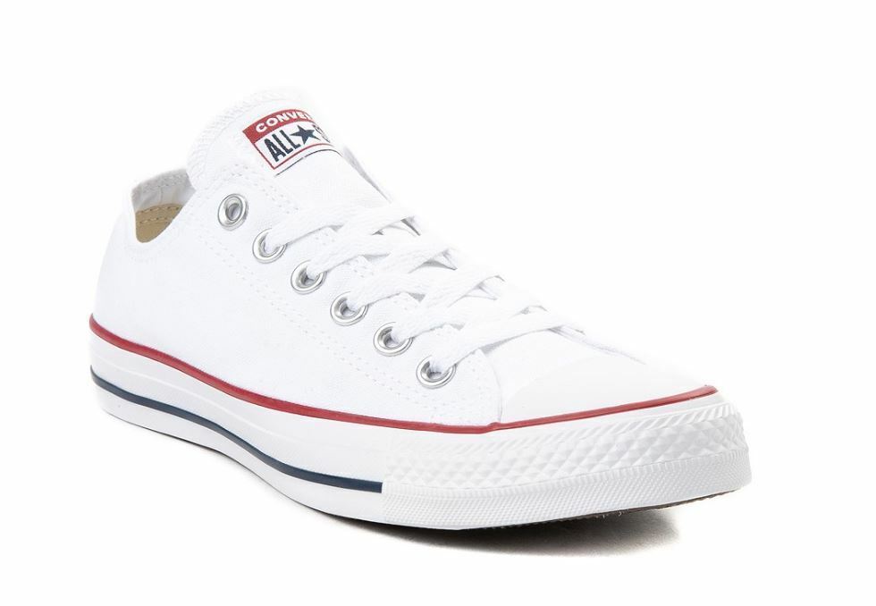 Converse All Star Low Top WOMENS & MENS Canvas Trainers Shoes - White