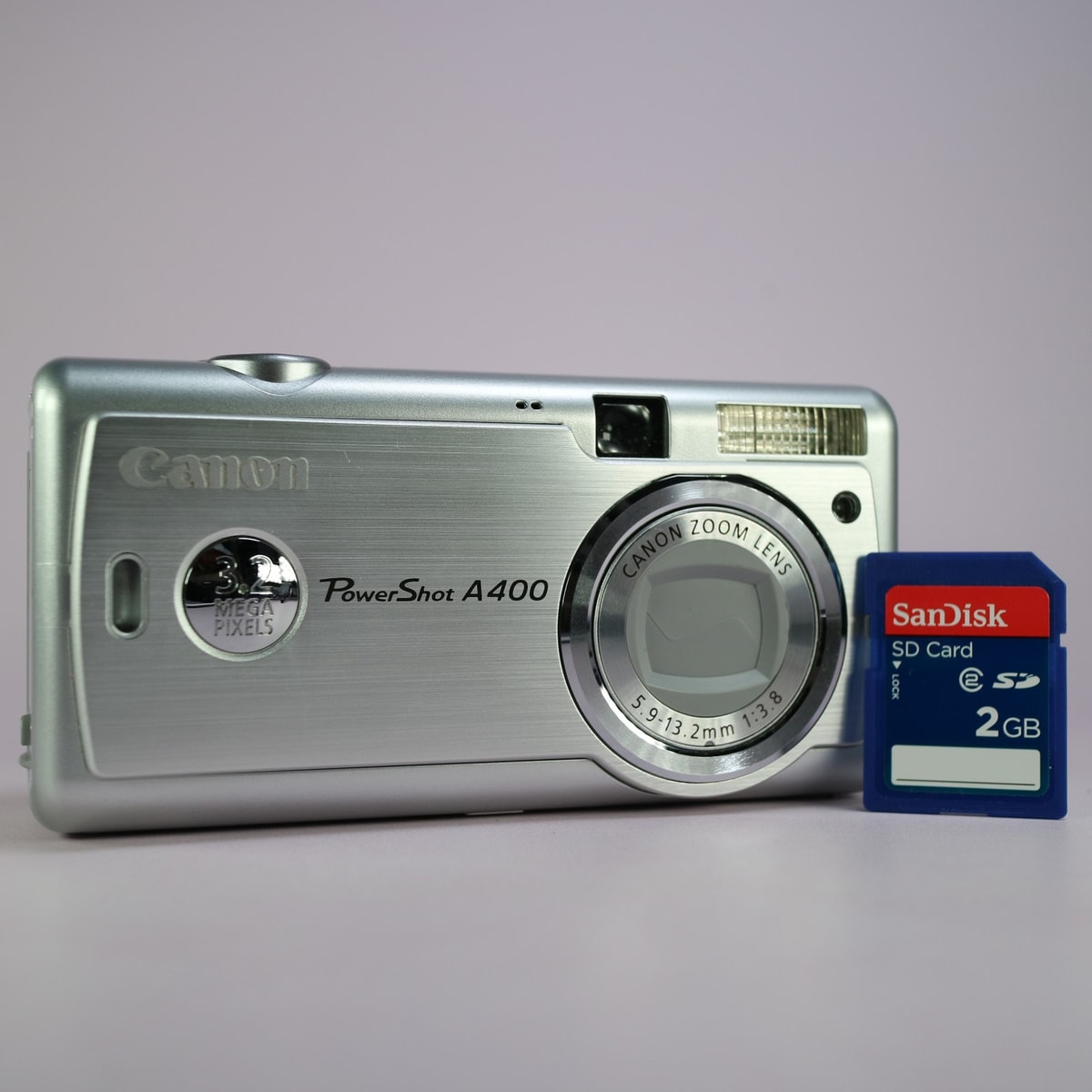 Canon Digital Camera PowerShot A400 3.2MP Silver Tested